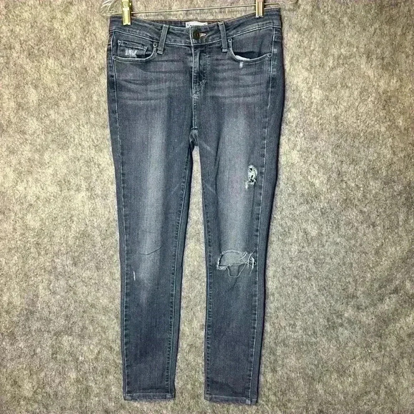 Paige Verdugo Ultra Skinny Distressed Jeans - Size 27 - Picture 1 of 9